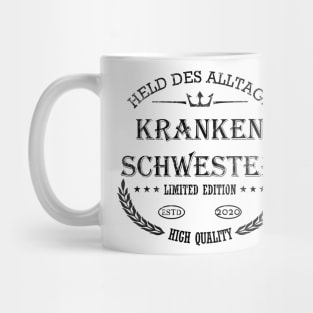 Held des Tages Krankenschwester Vintage Design Mug